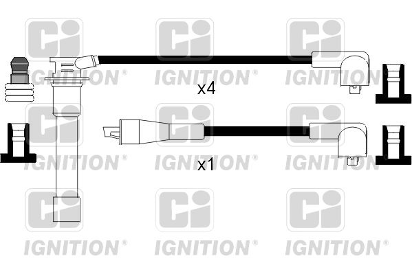QUINTON HAZELL Комплект проводов зажигания XC821